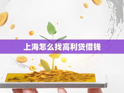 上海怎么找高利贷借钱